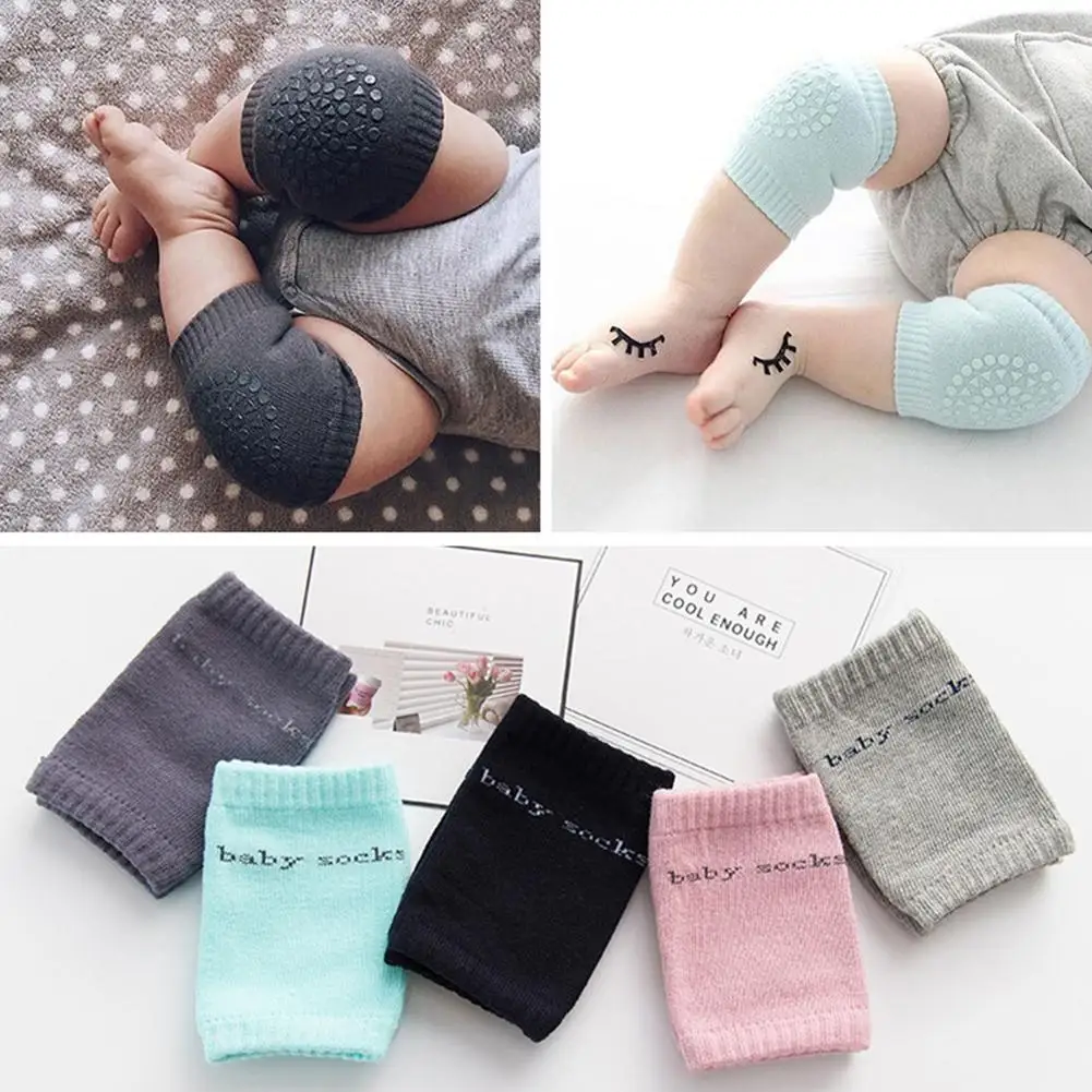 

Knee Pads For Toddlers Legs Anti-Drop Leg Covers Baby Pure Sponge Leg Cover Breathable Baby Crawling Knee Protective Socks