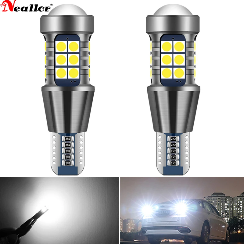 

2x Car Signal Light T15 W16W LED Bulb T20 W21W 1156 P21W Lights Canbus No error High Power White 12V Reverse Back Parking Lamps