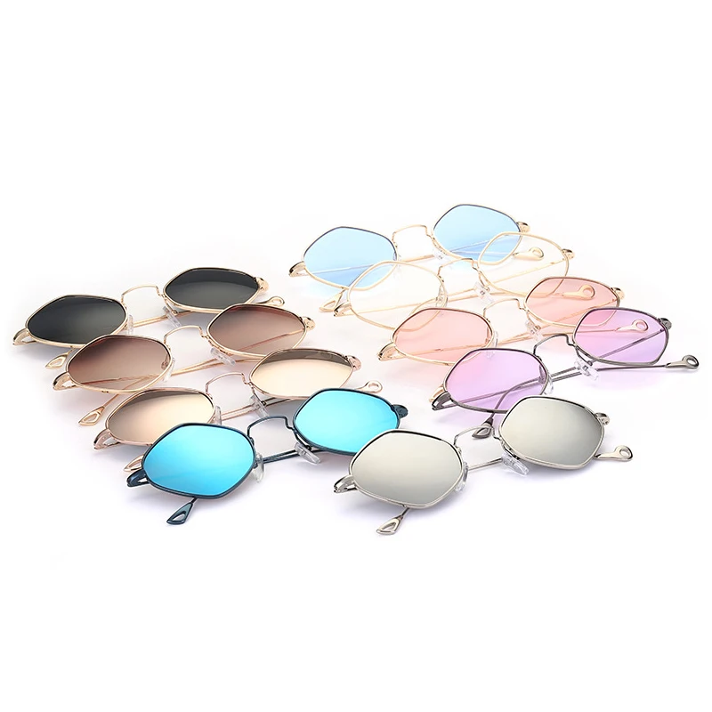 Royal Girl Small Rhombus Alloy Frame Sunglasses For Men/Women Summer Style Brand Designer Unisex Sun Glasses ss135 | Аксессуары для