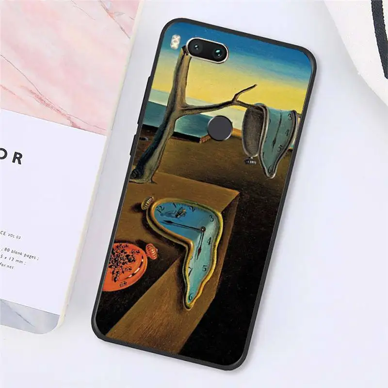 

Salvador Dali Art fashion pattern Phone Cases For Xiaomi Redmi note 7 8 9 t k30 max3 9 s 10 pro lite Luxury brand shell