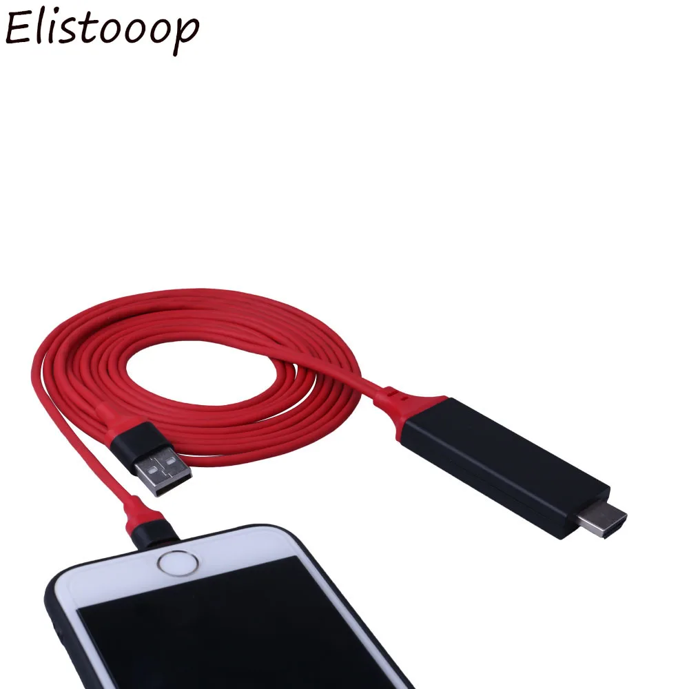8-контактный кабель Lightning-HDMI для цифрового ТВ-кабеля AVHDMI/HDTV адаптер iPhone X 8 plus 7 Plus 6 6s