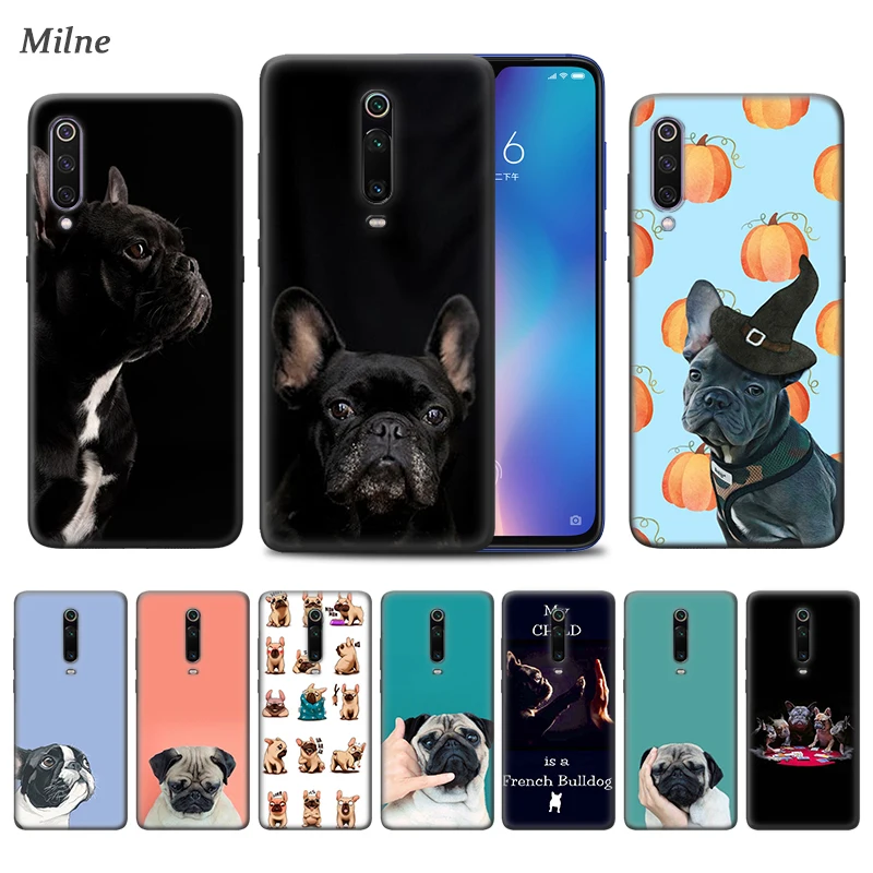 Крутой чехол с французским бульдогом для Xiaomi Redmi Note 9S 8 8T 7 7A K30 Zoom Mi 9T 10 9 Pro A3 X2 F2