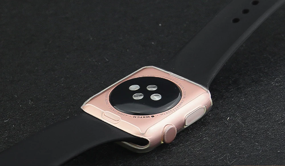 Для Apple Watch 4, 3, 2, 1, 40 мм, 44 мм, 360, встроенный прозрачный защитный чехол из ТПУ для экрана, чехол для Iwatch 5, 38, 42 мм, чехол, аксессуары