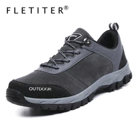 size 49 autumn new sneakers waterproof mens outdoor hiking shoes comfort leather male footwear non slip casual shoes sneakers