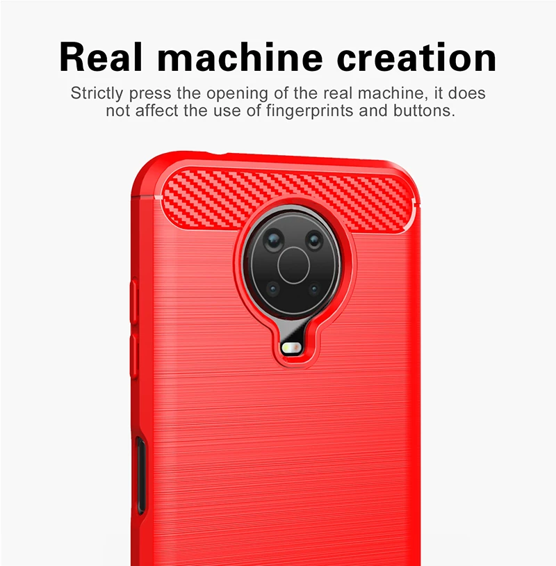 Carbon Fiber Case For Nokia G20 Cover For Nokia G10 G20 Coque Capa Silicone Phone Bumper Cover For Nokia G10 G20
