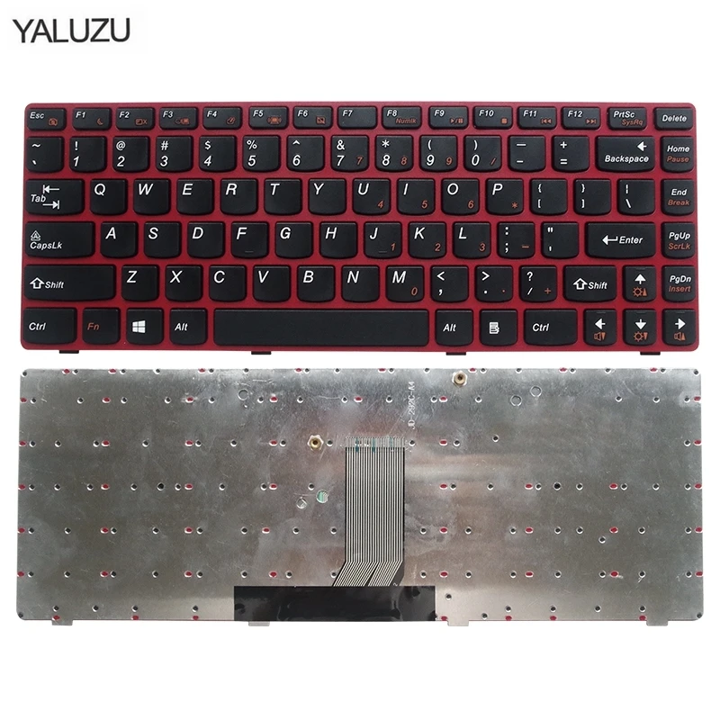 YALUZU новая английская клавиатура для ноутбука Lenovo Z470 AM Z470AT Z470AX Z470K Z470G Z475 Z370 Z470AM Z375