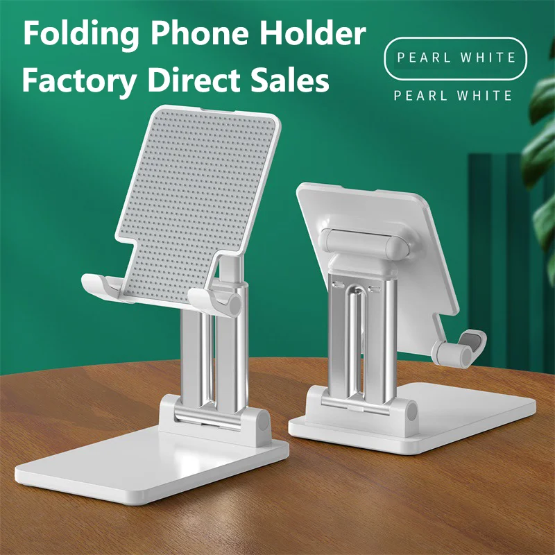 universal desktop stand mobile phone holder for iphone tablet adjustable foldable extend table cell lazy makeup bracket folding free global shipping