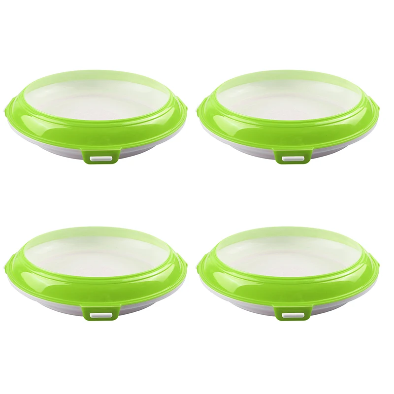 

4PCS Fresh-keeping Tray Creative Double-sided Kitchen Storage Tool Plastic Creative Thickening Refrigerator Board Tools