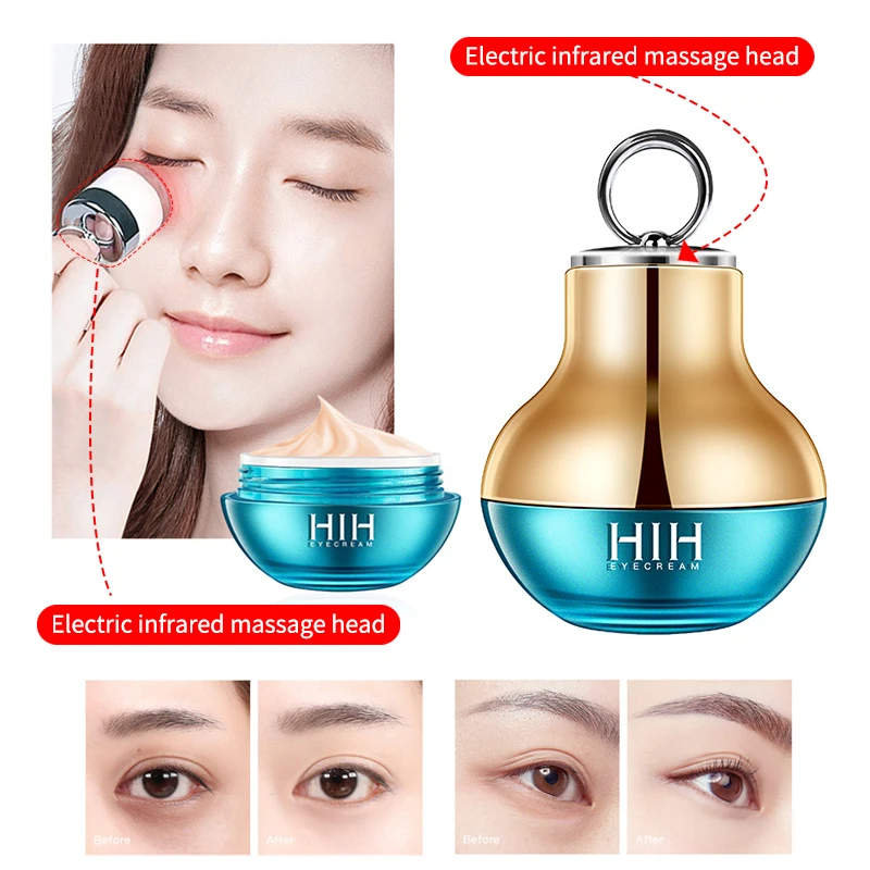 

Vibrating Eye Cream Firming Anti Puffiness Aging Wrinkles Remove Dark Circles Lighten Fine Lines Whitening Moisturizing Eye Care