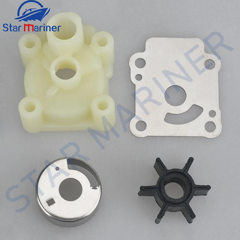 4 шт. 3B2-65011-1 3B2-65025-0 3B2-65021-1 3B2-65016 водяной насос в сборе для Tohatsu Hidea Nissan 8HP 9 2/4T 3B2-65021