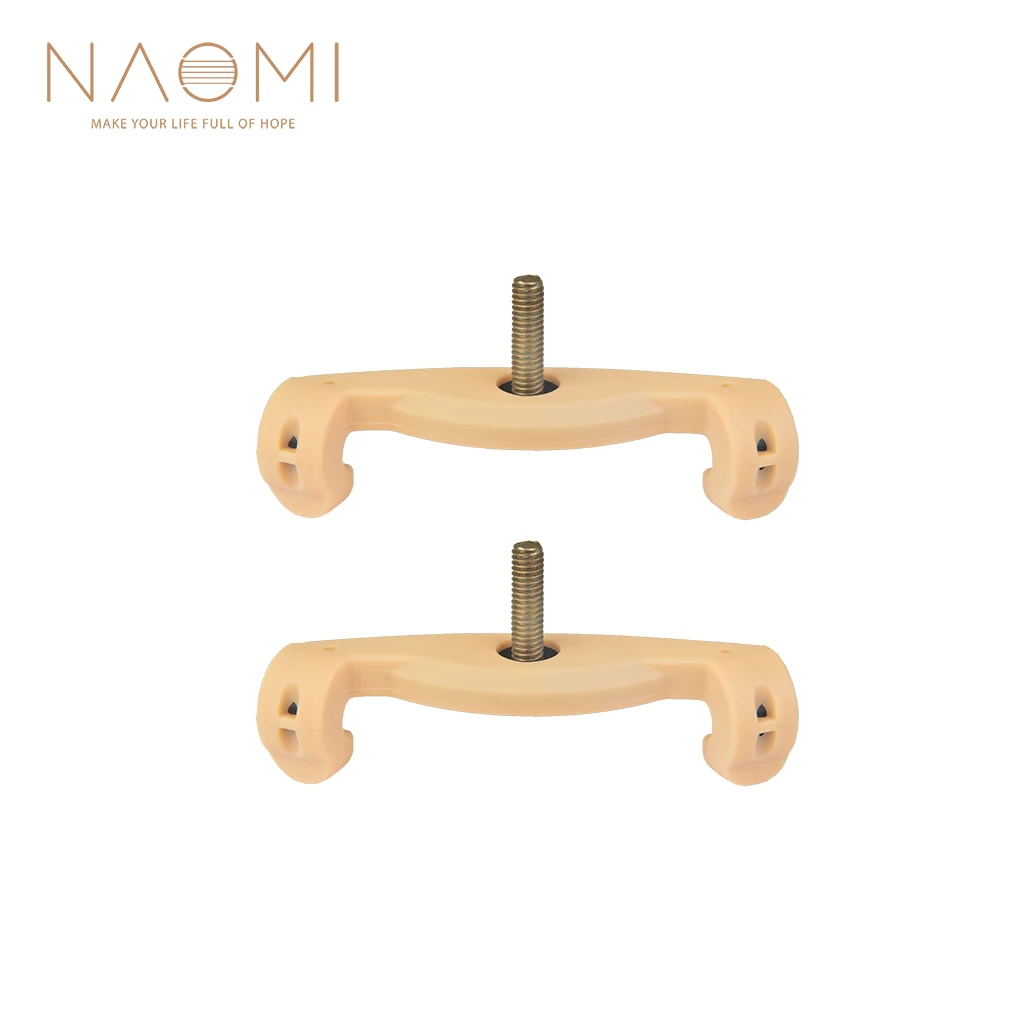

NAOMI 2pcs/1set Plastic Violin Shoulder Rest Claws Replacement For 1/8 1/4 1/2 3/4 4/4 Violin Fiddle Parts Accessories