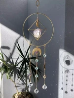 ramadan kid bedroom decoration accessories celestial moon amethyst sun catcher aesthetic boho room wall hanging decor suncatcher