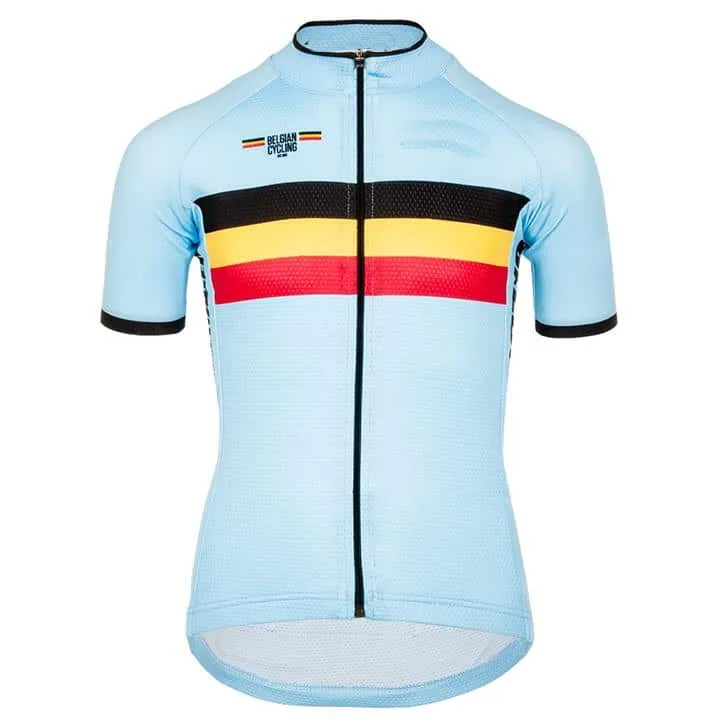 

2021 BELGIUM NATIONAL TEAM ONLY SHORT SLEEVE CYCLING JERSEY SUMMER CYCLING WEAR ROPA CICLISMO WITH POWER BAND