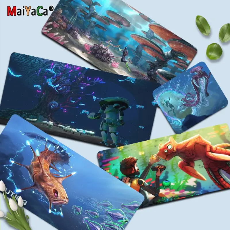 

Subnautica Simple Design Laptop Gaming Mice Mousepad for Desk Mat for CSGO Game Player Desktop PC Computer Laptop