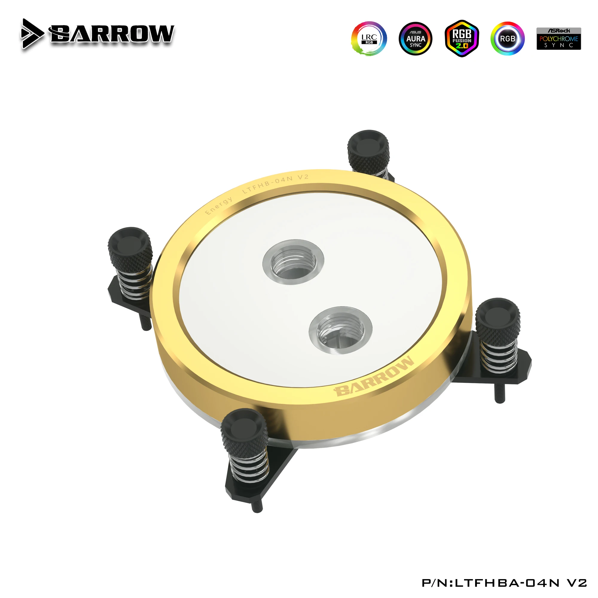 Водяной блок Barrow CPU для INTEL LGA 1150 1151 1155 1156 акриловый + медный радиатор RGB 5 В GND до 3PIN