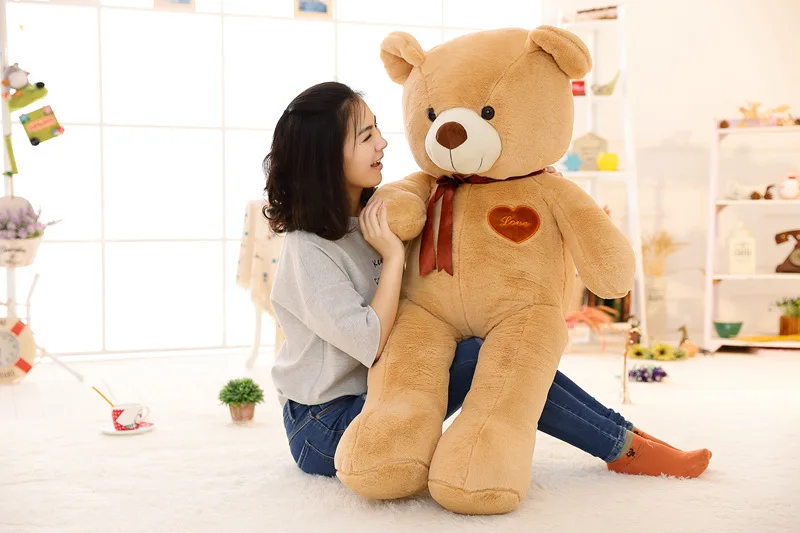 

Large Bear Kids Animals Plushie Toys 160cm Cute Plush Toy Animals Plushie Doll Birthday Gift Cartoons Animals Toy New DA60MR