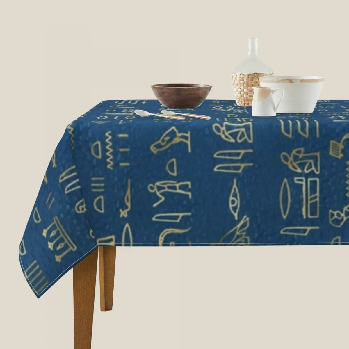 Hieroglyphics скатерть дешевая фотообложка стол Печатный Декор полиэстер | Дом и сад