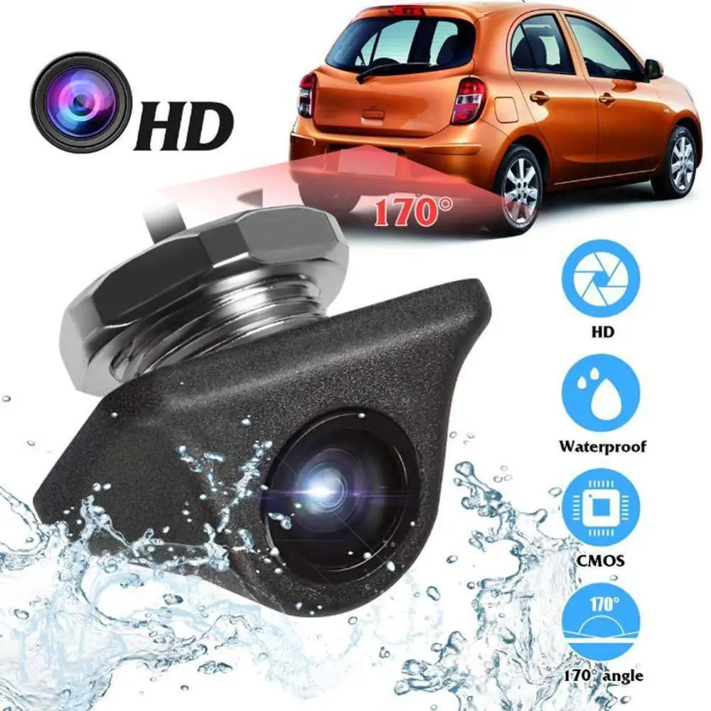 Автомобильная камера заднего вида R2A0 универсальная легкая Черная Камера с DVD