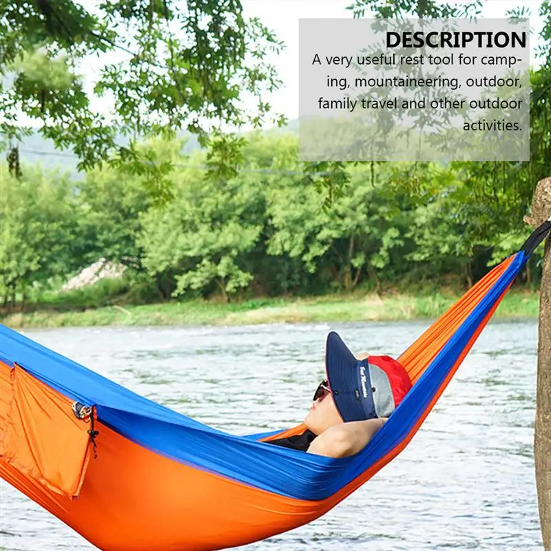 Одиночный гамак для взрослых портативная кровать активного отдыха путешествий