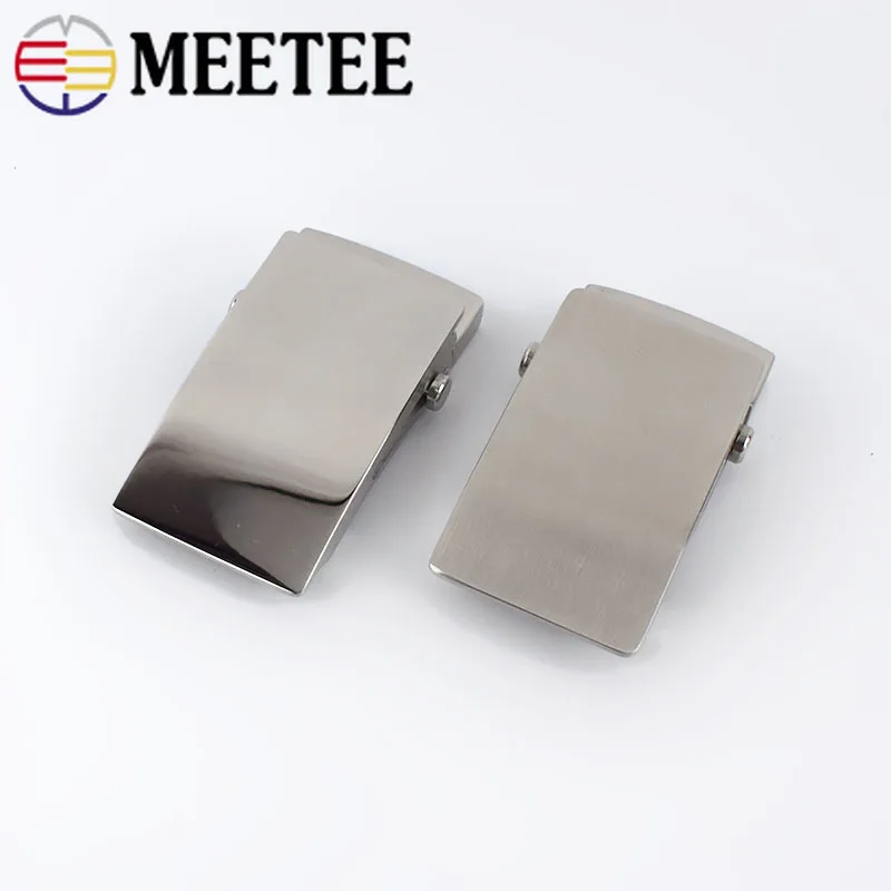 Meetee 1 шт. 36 мм/39 мм нержавеющая сталь ролик Беззубик мужской ремень пряжка