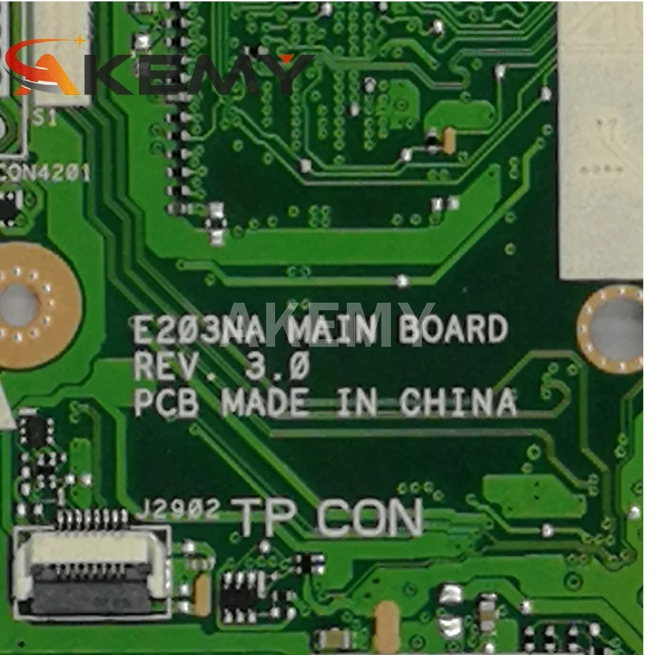 

SAMXINNO Motherboard For Asus E203N E203NA E203NAS E203NAH E203M E203MA Laotop Mainboard Motherboard 32G/64G-SSD