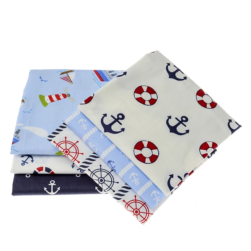 Морской якорь океан Ветер серии ручной работы хлопчатобумажная ткань морской