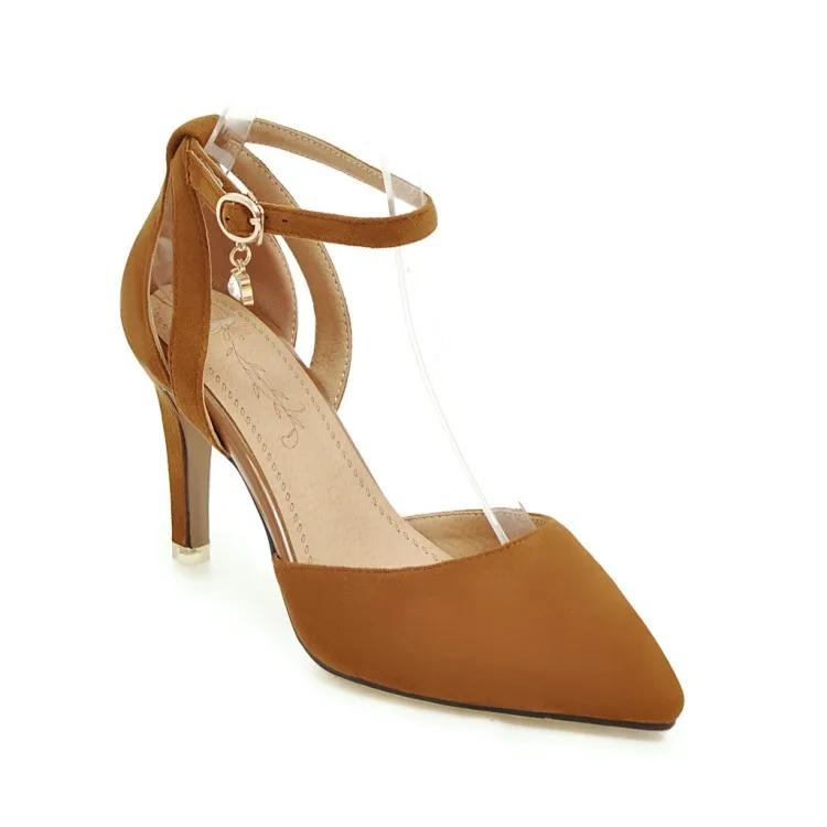 Большой Размеры сандалии на высоком каблуке Женская обувь Туфли лодочки Летняя