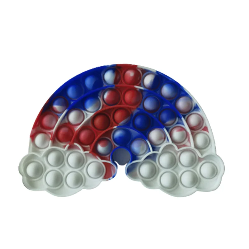 

Push Bubble Silicone Toys Children Adult Stress Relief Fidget Desktop Fun Game Novelty Gift for Kids EIG88