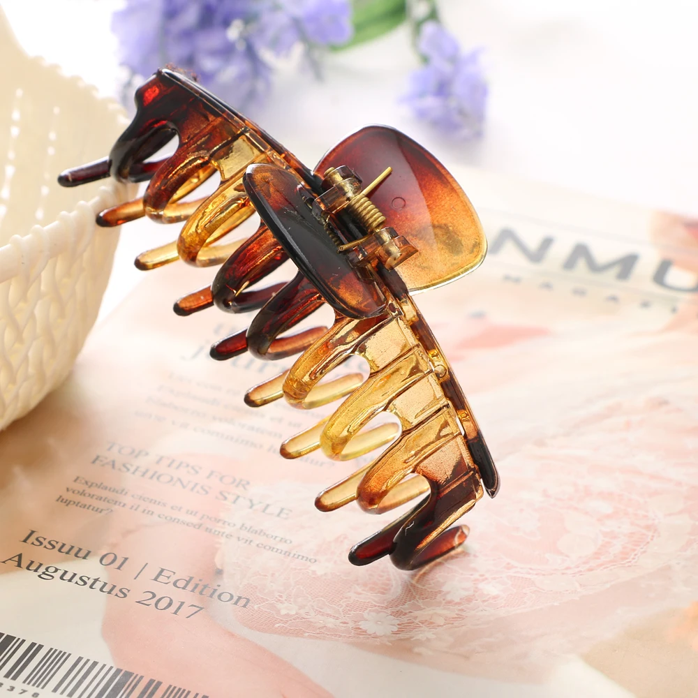 Женские шлепанцы крупного корейского зажим для волос заколка со стразами