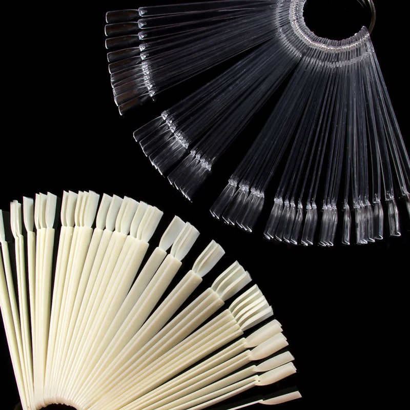 50 шт. ложный дисплей для дизайна ногтей веерное колесо лак украшение полировки