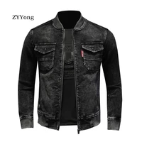 stand collar bomber pilot black corduroy jacket men coats motorcycle slim casual outwear clothing outwear ropa hombre