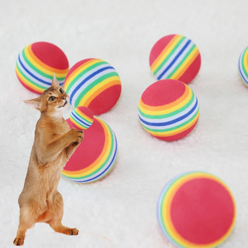 Игрушки для кошек мячи игрушки забавные маленьких собак щенков Обучающие товары