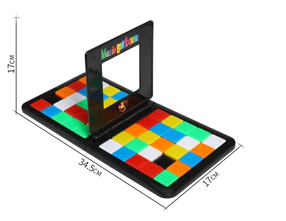 

IQ Puzzle Cube 3D Puzzle Race Cube Board Blocks Game Kids Adults Education Toy Parent-Child Double Speed Game Magic Cubes