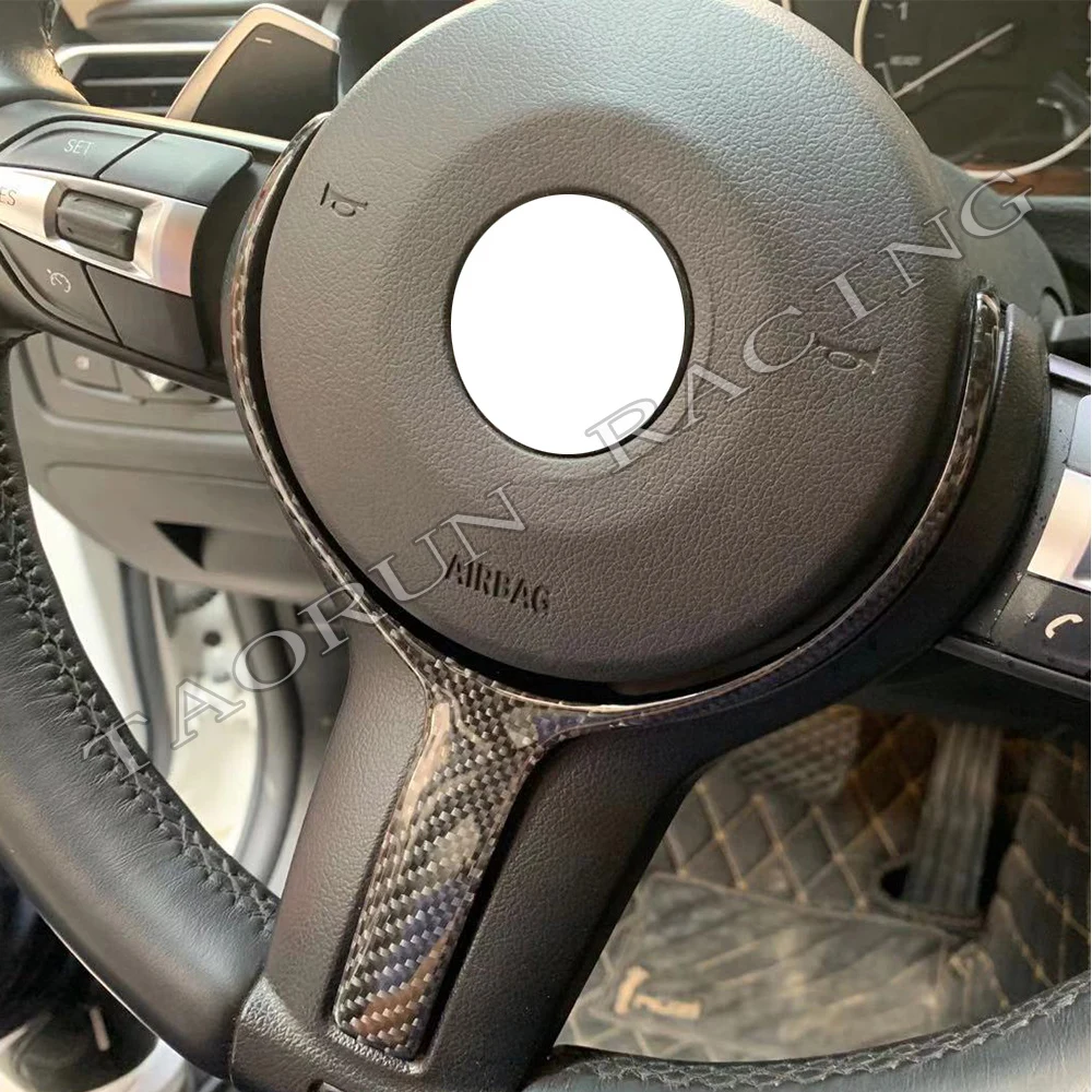 Отделка рулевого колеса из углеродного волокна для BMW F20 F22 F21 F30 F32 F33 F36 F06 F12 F13 X5 F15 X6