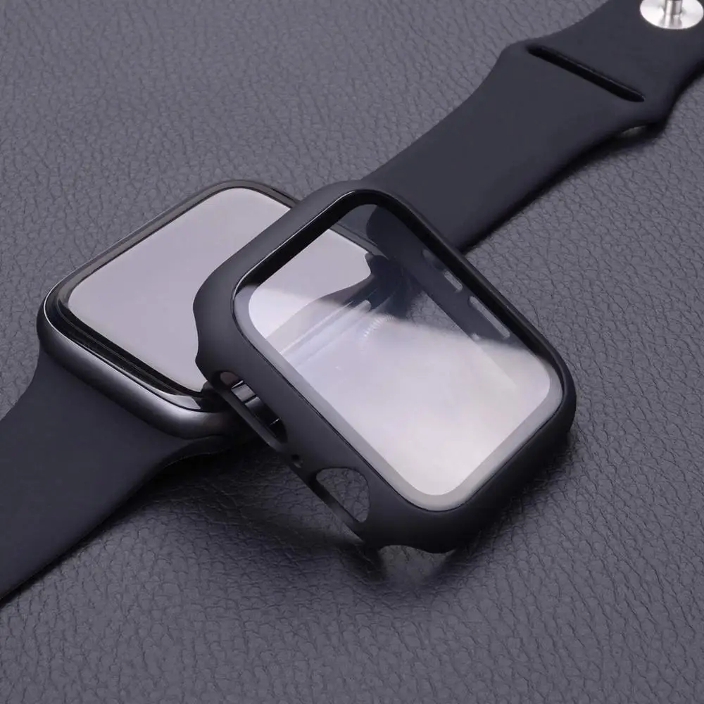 Чехол и пленка для Apple Watch чехол 6 SE 5 4 3 2 1 42 мм 38 прозрачная защитная из ТПУ iWatch Band 44