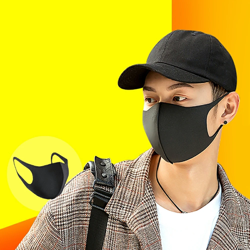 1 шт. маска для лица Пылезащитная против загрязнения PM2.5 фильтр с активированным