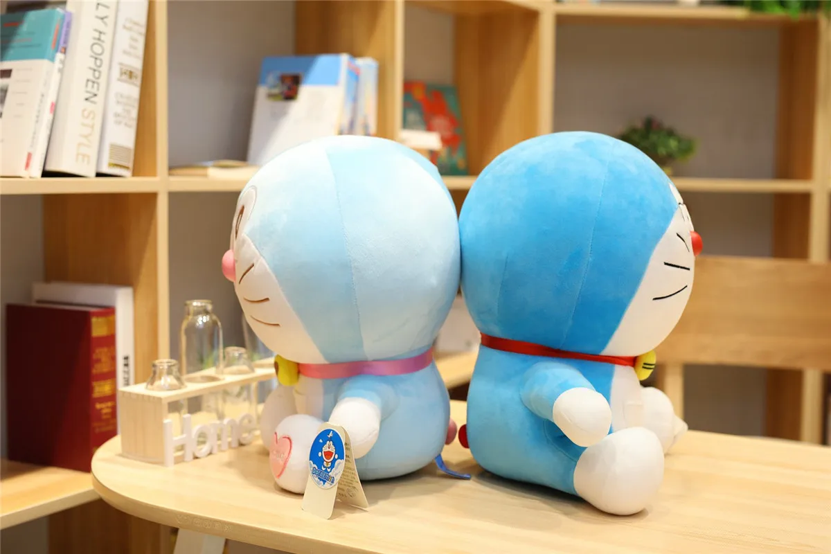 ; аниме «23/48 см стенд Doraemon плюшевые игрушки большиекошки Куклы Мягкие Животные Подушка Детские игрушки для детей, подарки фигурка Doraemon