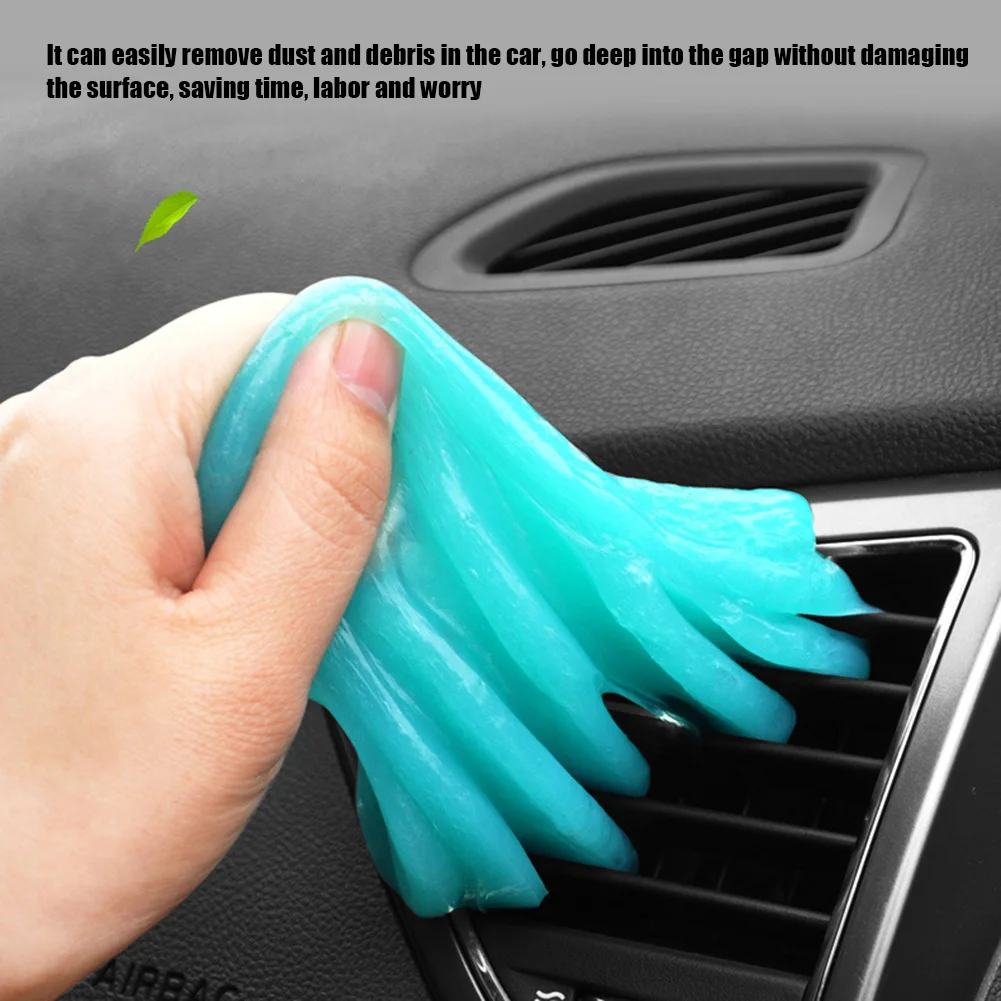 

Auto Car Cleaning Pad Glue Powder Cleaner Magic Cleaner Dust Remover Gel Home Computer Keyboard Cleaning Removal Tool