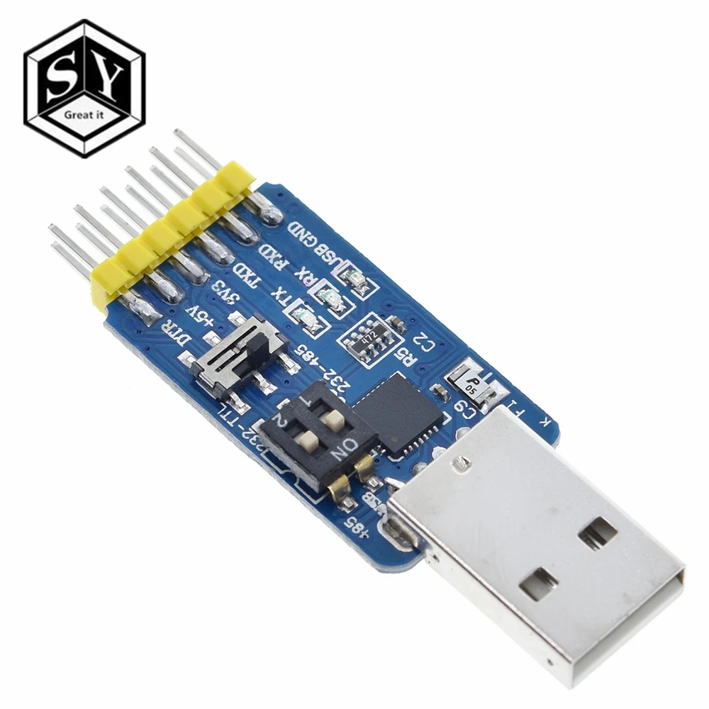 Преобразователь 6 в 1 с USB CP2102 на TTL RS232 RS485|rs 485 ttl|rs 485accessories lot |