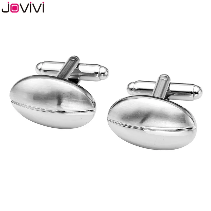 Jovivi 10 шт. мужские из нержавеющей стали изысканные запонки и зажим для галстука