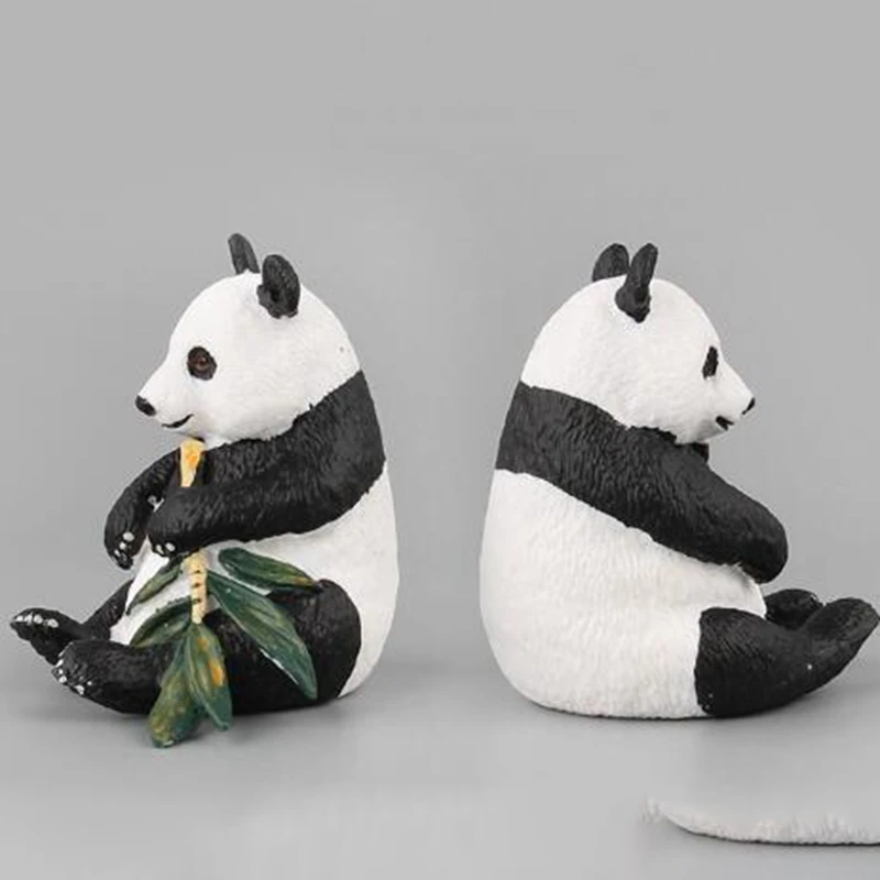 

2 Solid Animal Models Panda Model Ornaments Flower Pots Ornaments