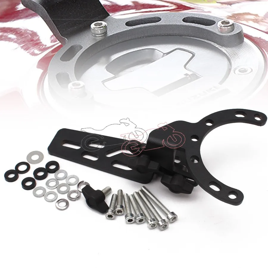 Мотоциклетное стальное регулируемое крепление для топливного бака телефона с GPS