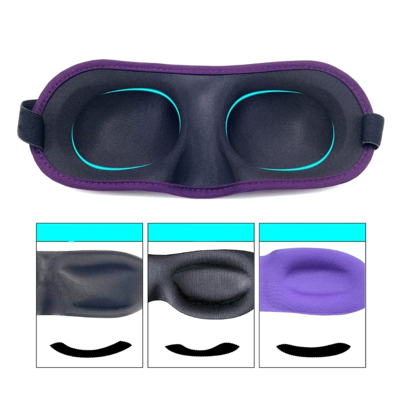 Маска для сна мужчин и женщин 3d-маска тяжелых людей блокирующая повязка на глаза