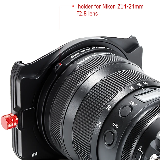 Kase K9 держатель для Nikon Z14-24mm F2.8 кольцо адаптера объектива |