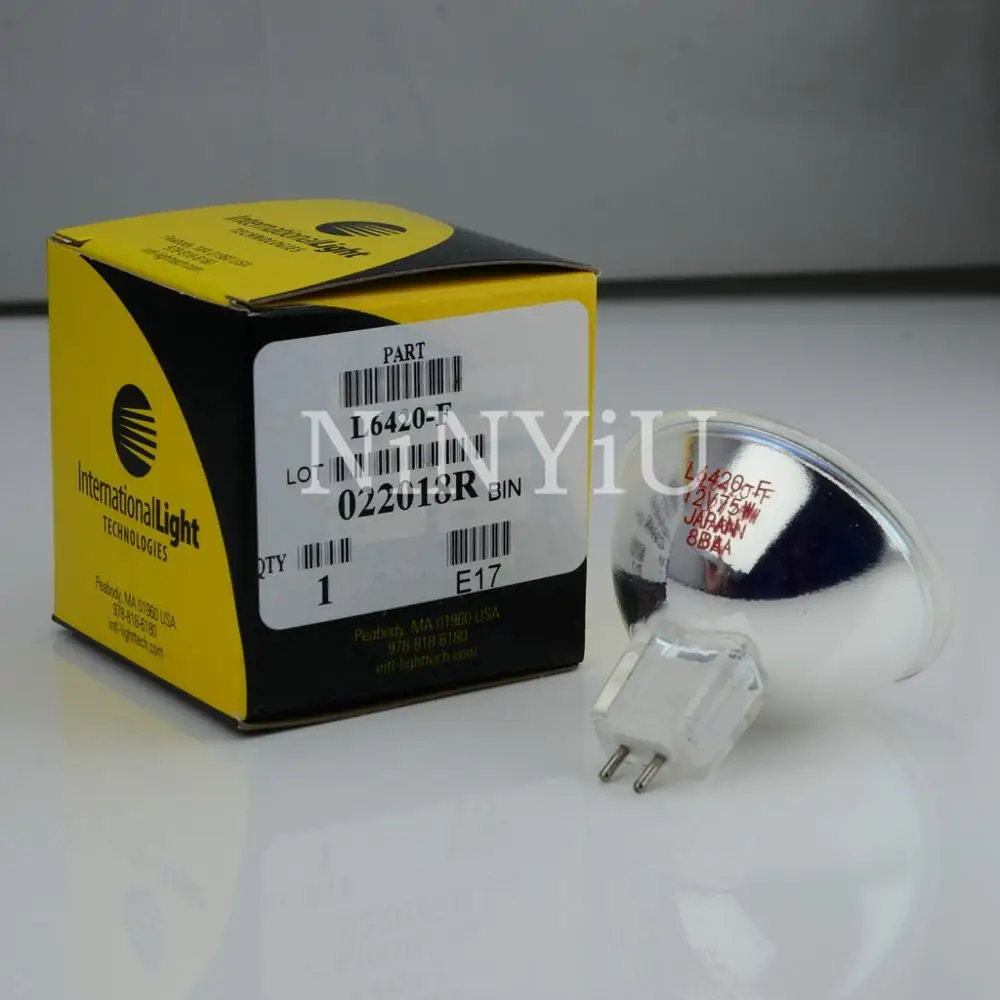 ILT L6420 F 12V75W лампа детектора ABI7300 ABI7500 PCR флуоресцентная лампа|Галогенные лампочки| |