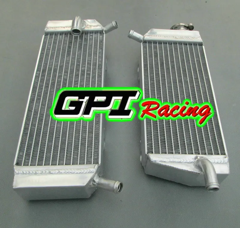 Алюминиевый радиатор и красный шланг для Honda CRF450X CRF 450X 05 15 2006 2007 2008 2009 2010 2015
