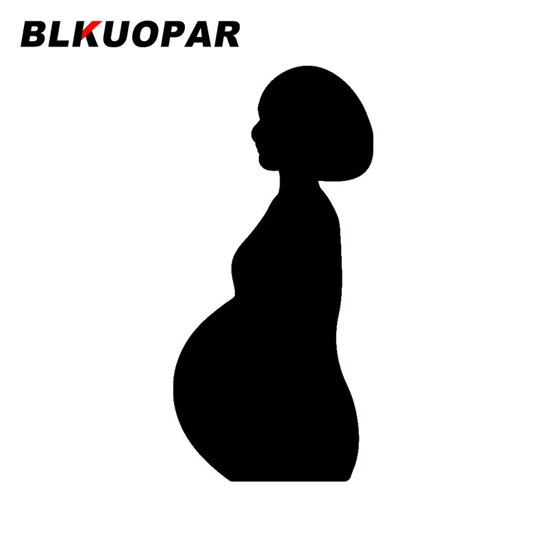 

Автомобильные наклейки BLKUOPAR для беременных женщин, креативные фотообои, скейтборд, ветровое стекло, холодильник, защита от царапин