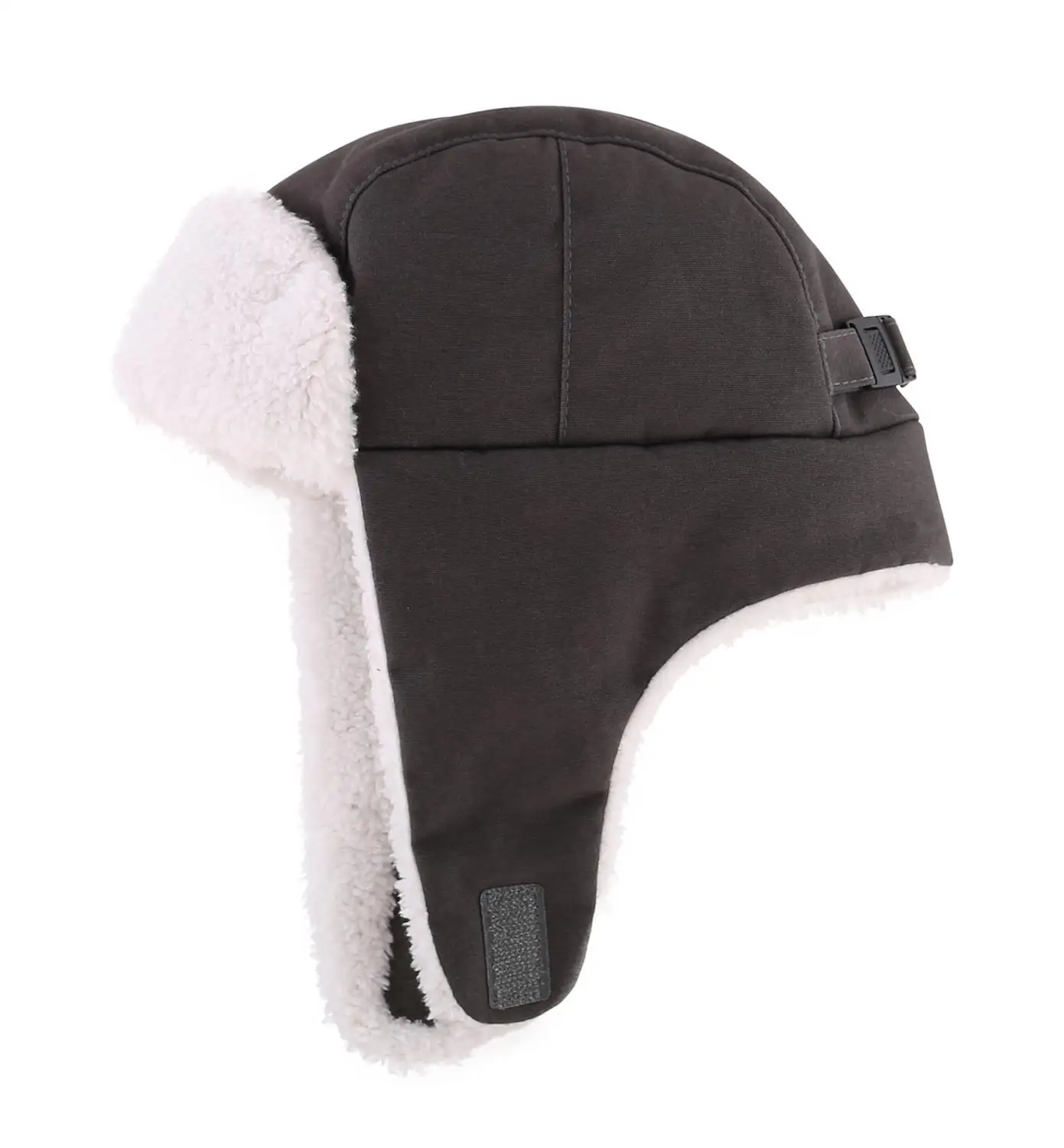 Модная зимняя шапка ушанка для мальчиков теплая вязаная с подкладкой из