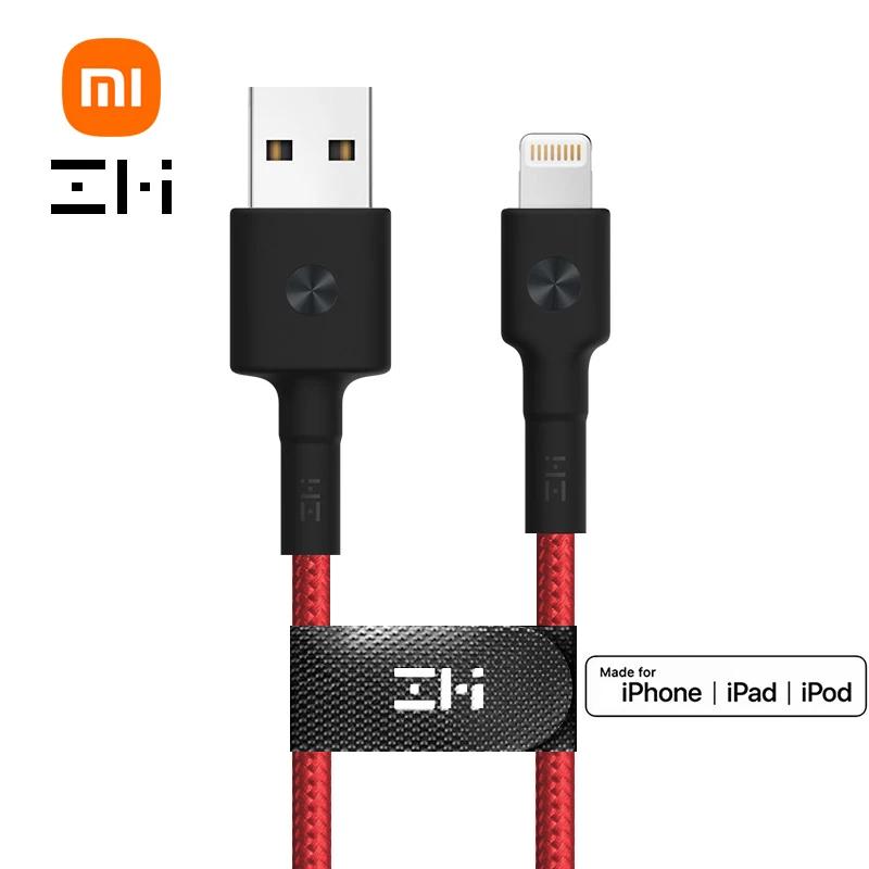 

Original ZMI MFI Certified usb Lightning cable 1m 2m for iPhone 12 11 xs xr 8 7 6 plus Apple ipad pro Charger fast charging data