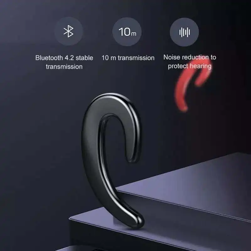 Excellence Bone Conduction 4.2 Earbuds Sports Bluetooth HIFI Headset Stereo Ear Hook for Laptop Tablet Huawei Xiaomi | Электроника